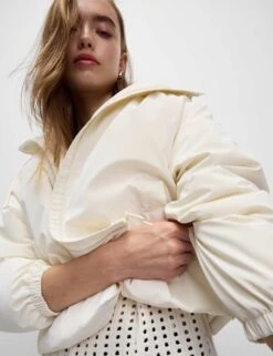 Rubber Stormwear™ Padded Short Rain Jacket -Marks and Spencer Shop rubber stormwear padded short rain jacket 17