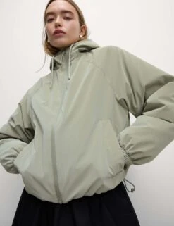 Rubber Stormwear™ Padded Short Rain Jacket -Marks and Spencer Shop rubber stormwear padded short rain jacket 9