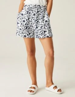 Regatta Salise Floral High Waisted Shorts -Marks and Spencer Shop salise floral high waisted shorts 13