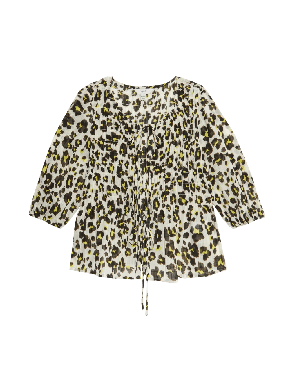 Shirred Tie Front Blouse 15 Shirred Tie Front Blouse - Image 13