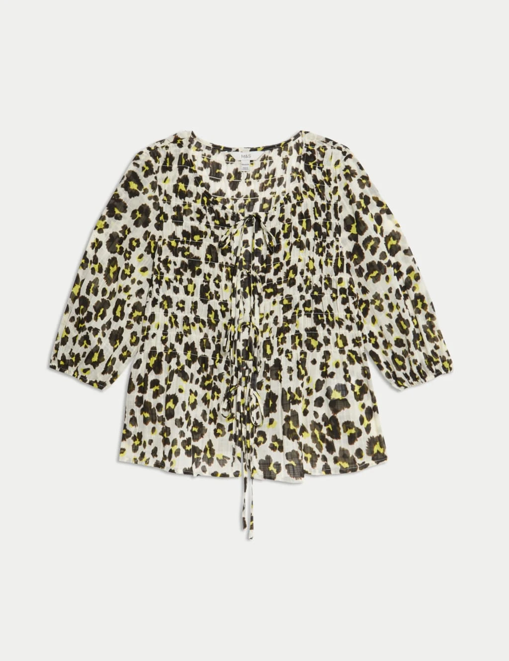 Shirred Tie Front Blouse 14 Shirred Tie Front Blouse - Image 12