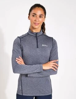 Jack Wolfskin Sky Thermal Half Zip Base Layer Top -Marks and Spencer Shop sky thermal half zip base layer top 7