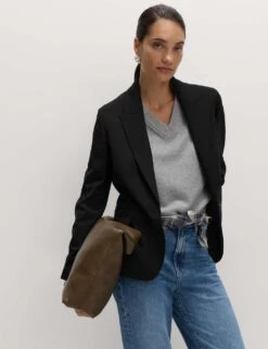 Slim Single Breasted Blazer 36 Slim Single Breasted Blazer -Marks and Spencer Shop slim single breasted blazer 13