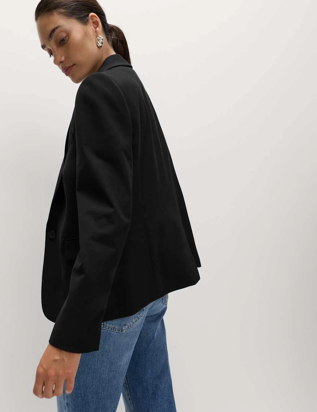 Slim Single Breasted Blazer 20 Slim Single Breasted Blazer - Image 18