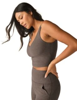 Beyond Yoga Spacedye Good Day V-Neck Crop Vest Top -Marks and Spencer Shop spacedye good day v neck crop vest top 8