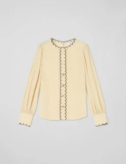 Stand Collar Long Sleeve Blouse -Marks and Spencer Shop stand collar long sleeve blouse 4