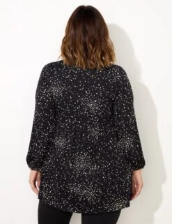 Star Print Gathered Tunic -Marks and Spencer Shop star print gathered tunic 4