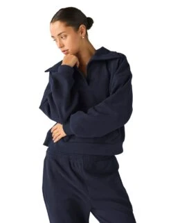 Beyond Yoga Street Smart Cotton Rich Collared Sweatshirt -Marks and Spencer Shop street smart cotton rich collared sweatshirt 7