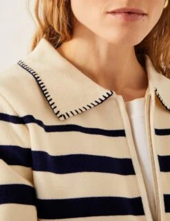 MONSOON Striped Collared Shacket -Marks and Spencer Shop striped collared shacket 6