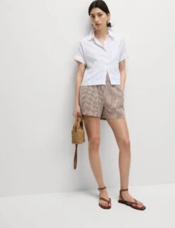 Pull On Shorts 31 Pull On Shorts -Marks and Spencer Shop striped shorts 2