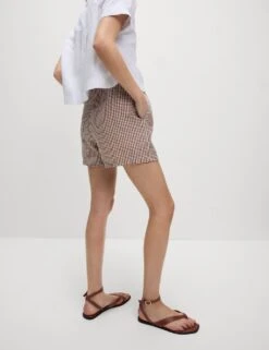 Pull On Shorts 33 Pull On Shorts -Marks and Spencer Shop striped shorts 4