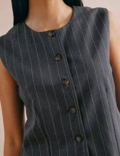 Striped Waistcoat -Marks and Spencer Shop striped waistcoat 11