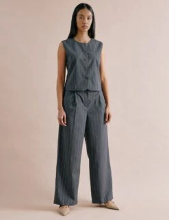 Striped Waistcoat -Marks and Spencer Shop striped waistcoat 7