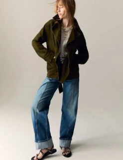 Suede Belted Revere Collar Trench Coat -Marks and Spencer Shop suede belted revere collar trench coat 7