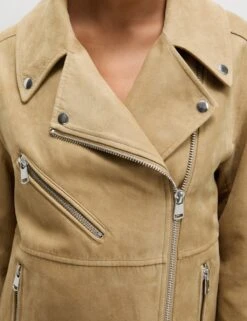 Suedette Biker Jacket -Marks and Spencer Shop suedette biker jacket 10