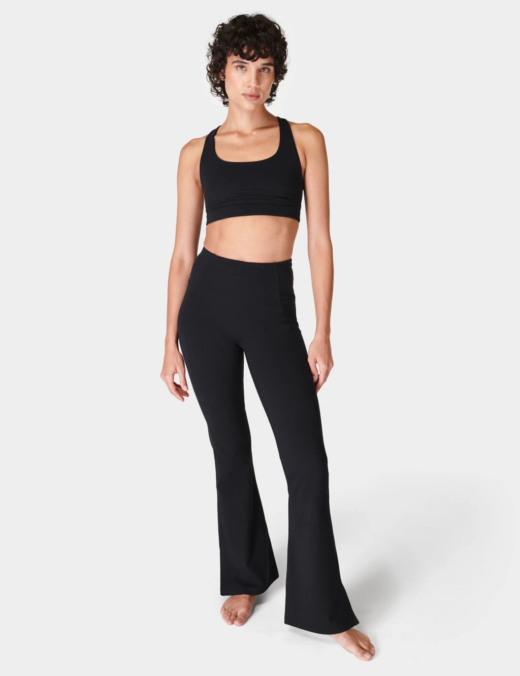 Sweaty Betty Super Soft High Waisted Flared Trousers 12 Sweaty Betty Super Soft High Waisted Flared Trousers - Image 10