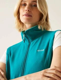 Regatta Sweetness Fleece Funnel Neck Zip Up Gilet -Marks and Spencer Shop sweetness fleece funnel neck zip up gilet 14