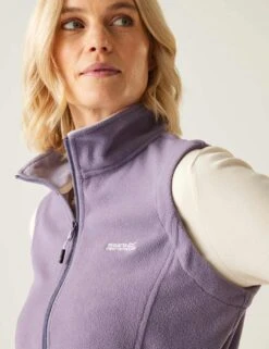 Regatta Sweetness Fleece Funnel Neck Zip Up Gilet -Marks and Spencer Shop sweetness fleece funnel neck zip up gilet 18
