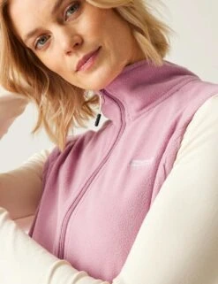 Regatta Sweetness Fleece Funnel Neck Zip Up Gilet -Marks and Spencer Shop sweetness fleece funnel neck zip up gilet 9