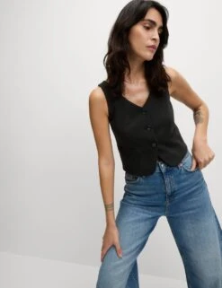 Tailored Waistcoat -Marks and Spencer Shop tailored waistcoat 7