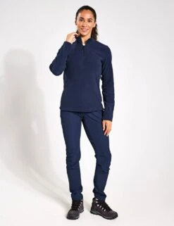 Jack Wolfskin Taunus Fleece Lightweight Half Zip Sweatshirt -Marks and Spencer Shop taunus fleece lightweight half zip sweatshirt 10