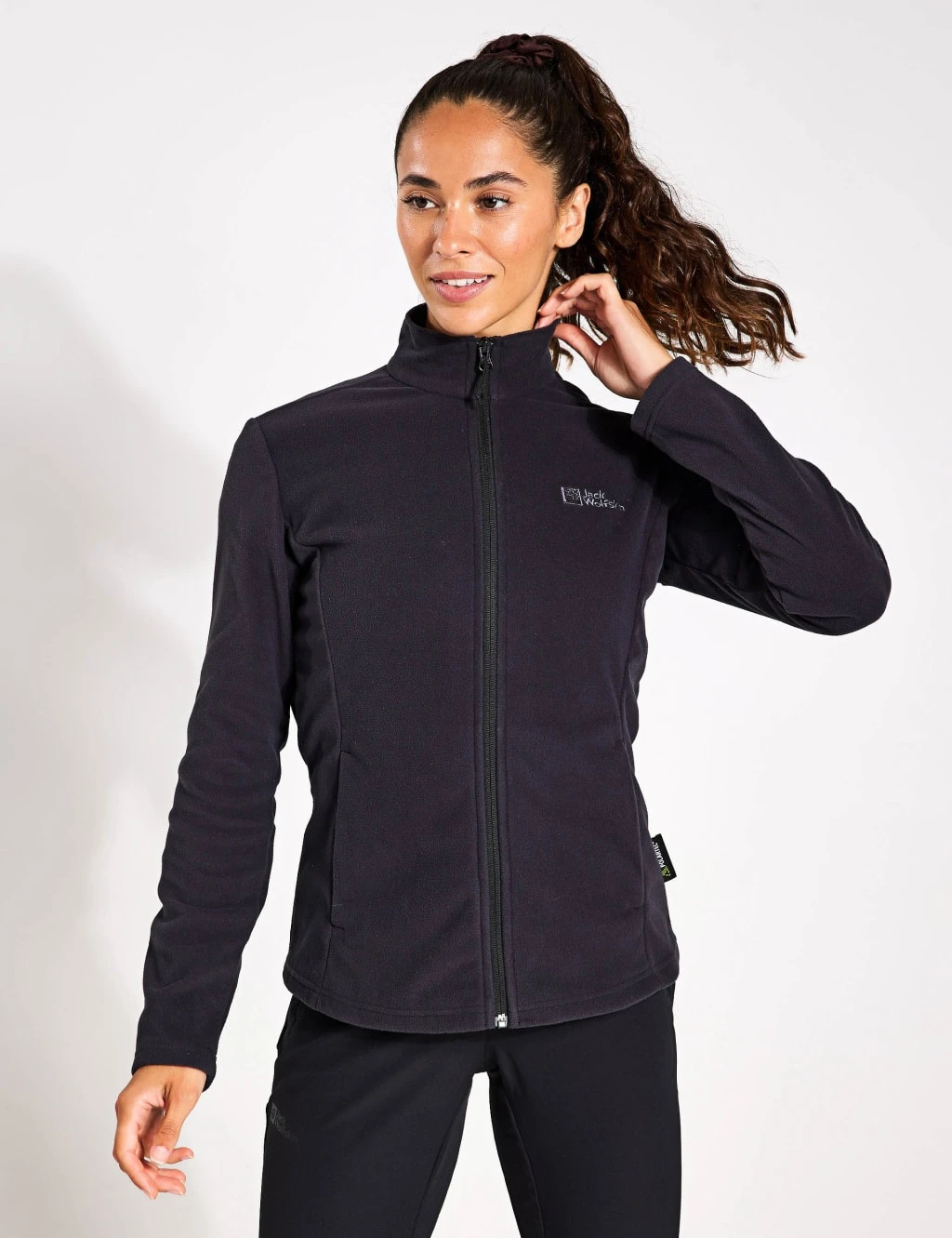 Jack Wolfskin Taunus Funnel Neck Zip Up Fleece Jacket 11 Jack Wolfskin Taunus Funnel Neck Zip Up Fleece Jacket - Image 9