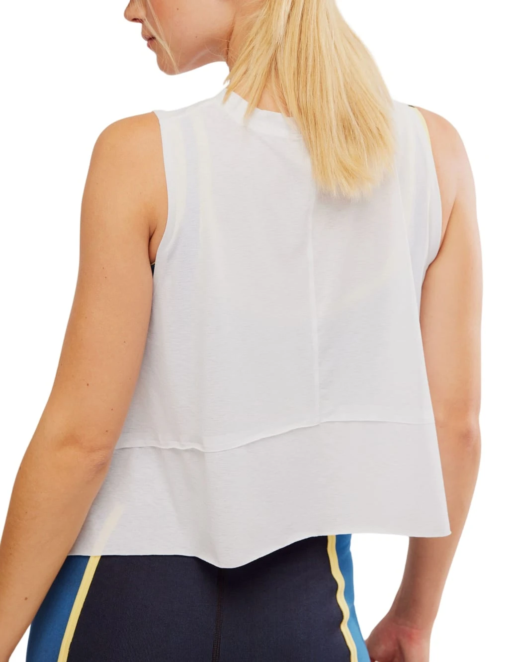 Tempo Crew Neck Relaxed Crop Vest Top 10 Tempo Crew Neck Relaxed Crop Vest Top - Image 8