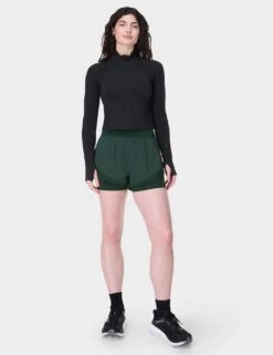Sweaty Betty Tempo Run Layered Running Shorts -Marks and Spencer Shop tempo run layered running shorts 12