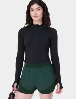 Sweaty Betty Tempo Run Layered Running Shorts -Marks and Spencer Shop tempo run layered running shorts 13