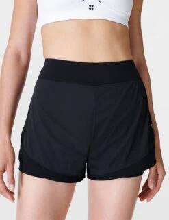 Sweaty Betty Tempo Run Layered Running Shorts -Marks and Spencer Shop tempo run layered running shorts 15