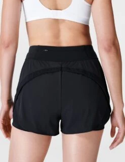 Sweaty Betty Tempo Run Layered Running Shorts -Marks and Spencer Shop tempo run layered running shorts 16