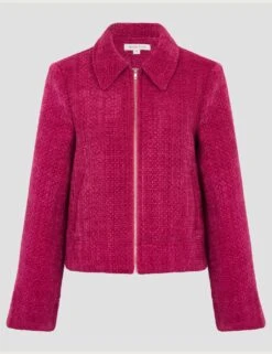 MONSOON Textured Collared Utility Jacket -Marks and Spencer Shop textured collared utility jacket 8