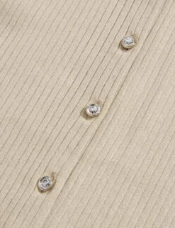 Textured Crew Neck Button Through Waistcoat -Marks and Spencer Shop textured crew neck button through waistcoat 7