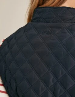 Joules Textured Quilted Gilet 36 Joules Textured Quilted Gilet -Marks and Spencer Shop textured quilted gilet 14