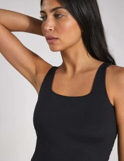 Girlfriend Collective Tommy Tank Square Neck Vest Top -Marks and Spencer Shop tommy tank square neck vest top 5