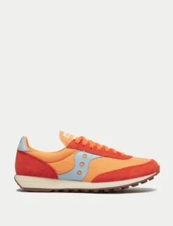 Saucony Trainer 80 Leather Trainers 40 Saucony Trainer 80 Leather Trainers -Marks and Spencer Shop trainer 80 leather trainers 18