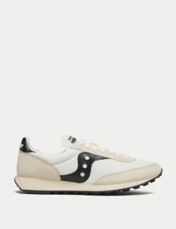 Saucony Trainer 80 Leather Trainers 31 Saucony Trainer 80 Leather Trainers -Marks and Spencer Shop trainer 80 leather trainers 9