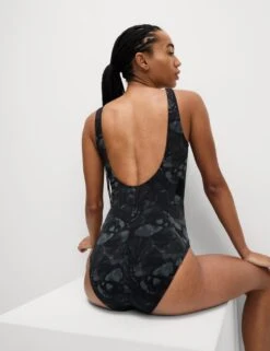Tummy Control Printed Padded Swimsuit -Marks and Spencer Shop tummy control printed padded swimsuit 9
