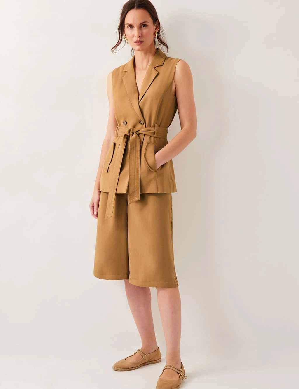 MONSOON V-Neck Tie Detail Waistcoat 10 MONSOON V-Neck Tie Detail Waistcoat - Image 8