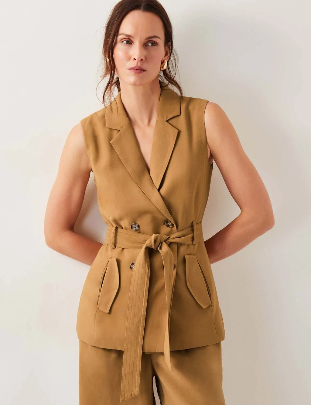 MONSOON V-Neck Tie Detail Waistcoat 12 MONSOON V-Neck Tie Detail Waistcoat - Image 10