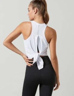 Kendell Crew Neck Tie Back Vest Top -Marks and Spencer Shop vest