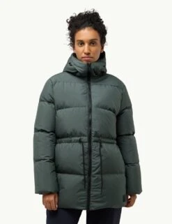 Jack Wolfskin Kirschallee Waisted Hooded Puffer Jacket 30 Jack Wolfskin Kirschallee Waisted Hooded Puffer Jacket -Marks and Spencer Shop waisted hooded puffer jacket