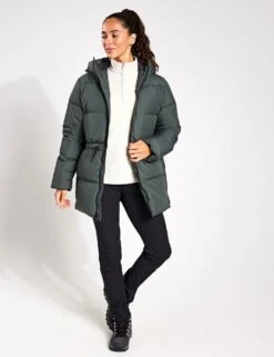 Jack Wolfskin Kirschallee Waisted Hooded Puffer Jacket 33 Jack Wolfskin Kirschallee Waisted Hooded Puffer Jacket -Marks and Spencer Shop waisted hooded puffer jacket 3