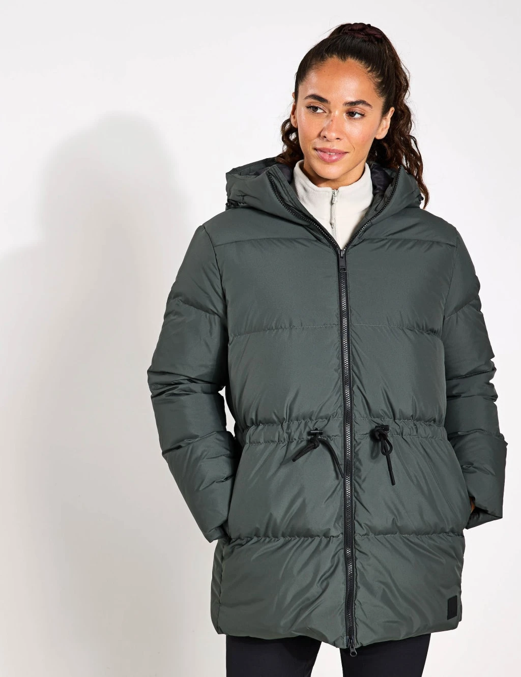 Jack Wolfskin Kirschallee Waisted Hooded Puffer Jacket 15 Jack Wolfskin Kirschallee Waisted Hooded Puffer Jacket - Image 13