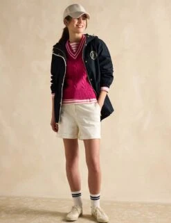 Joules Waterproof Hooded Short Raincoat 32 Joules Waterproof Hooded Short Raincoat -Marks and Spencer Shop waterproof hooded short raincoat 14