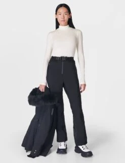 Sweaty Betty Wool Blend High Neck Base Layer Top -Marks and Spencer Shop wool blend high neck base layer top 10