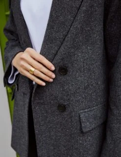 Wool Blend Tailored Blazer -Marks and Spencer Shop wool blend tailored blazer 8