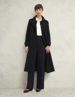 Wool Rich Belted Longline Tailored Coat -Marks and Spencer Shop wool rich belted longline tailored coat 10