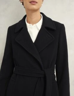 Wool Rich Belted Longline Tailored Coat -Marks and Spencer Shop wool rich belted longline tailored coat 8