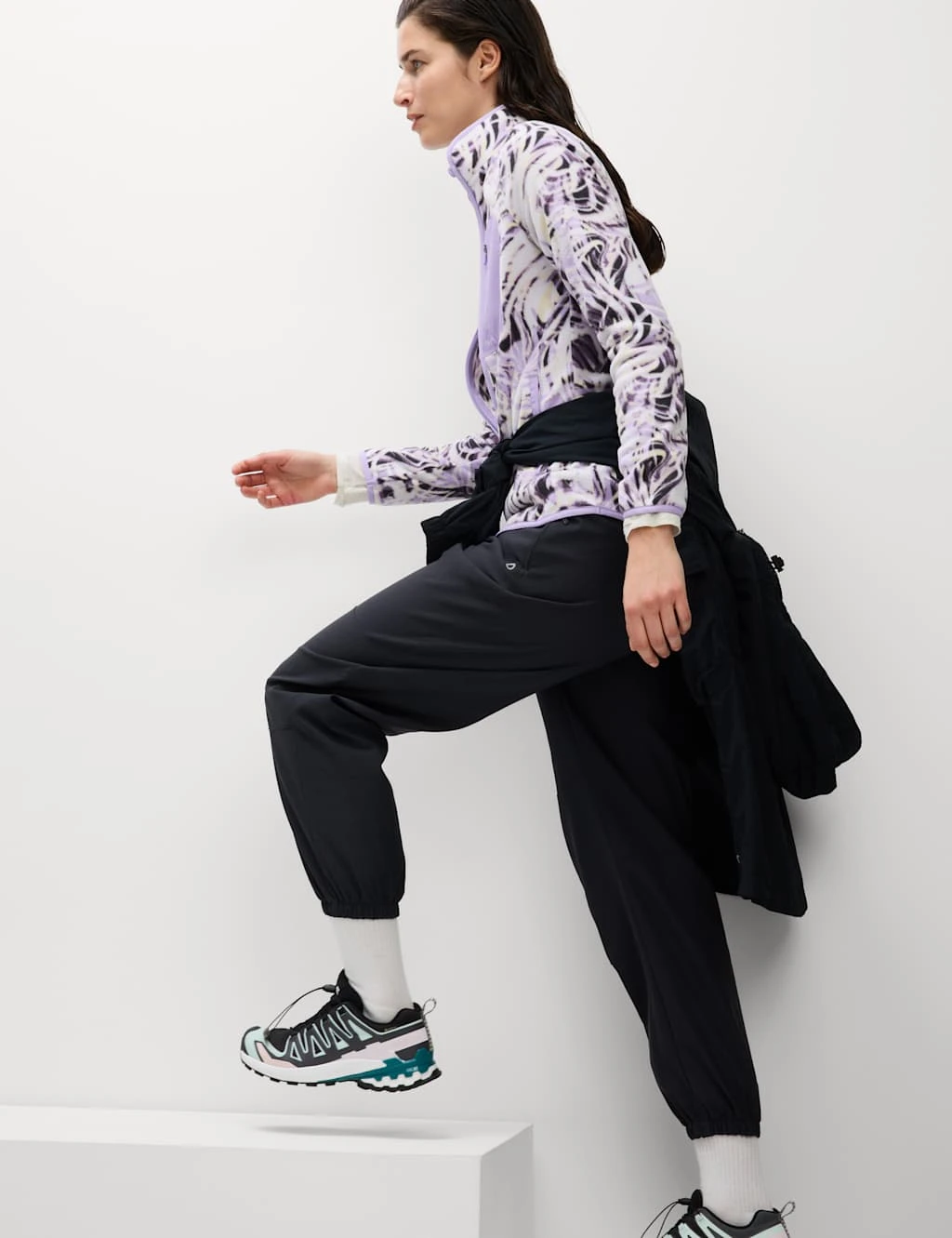 Thermal Printed Zip Up Funnel Neck Fleece 11 Thermal Printed Zip Up Funnel Neck Fleece - Image 9